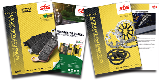 SBS brake pads - brake discs - clutch kits for MC